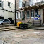 Guildhall before access improvements, St Ives, Cornwall