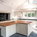 Kitchen at Landsvue house, Penzance, Cornwall