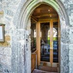 Cubert Church exterior view of new porch by Gloweth