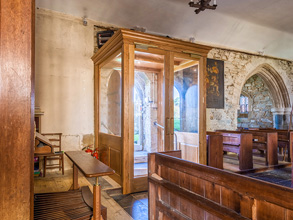 Cubert Church porch by Gloweth feature image