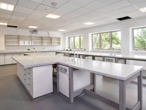 Truro College laboratory cabinets