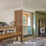 Alsia Mill - Dining Room Before and After