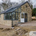 Gloweth - Millers Cottage near Penzance - Side View with conservatory